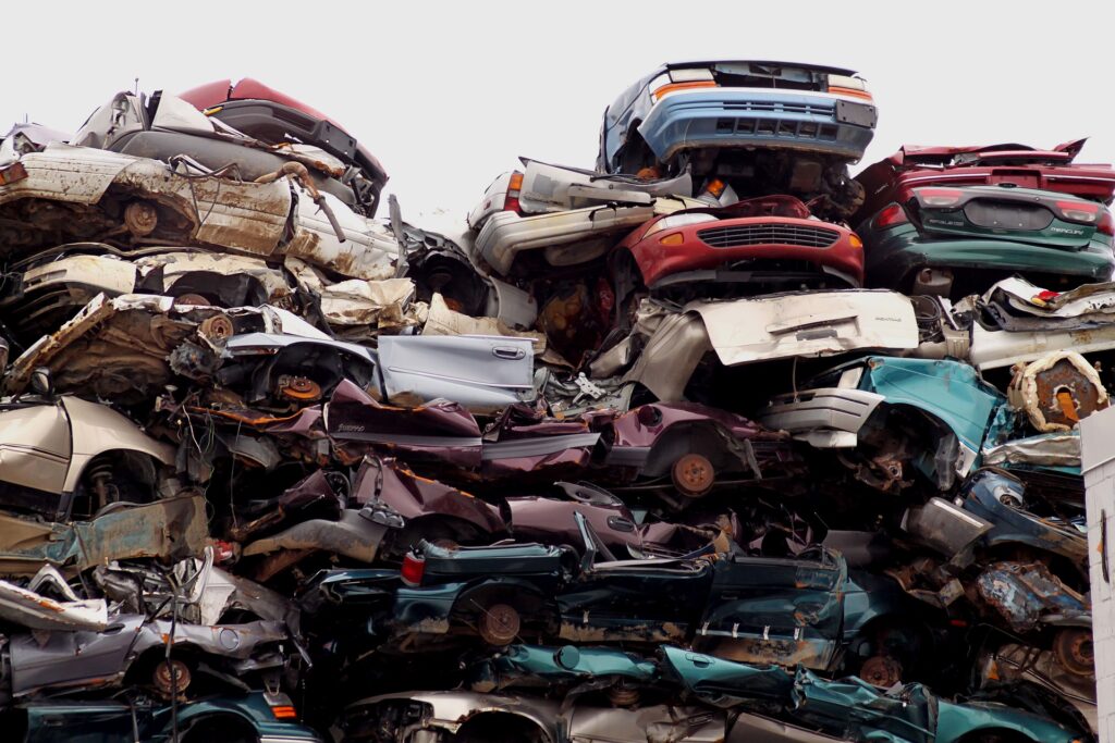 Junk Yard Salvage Car